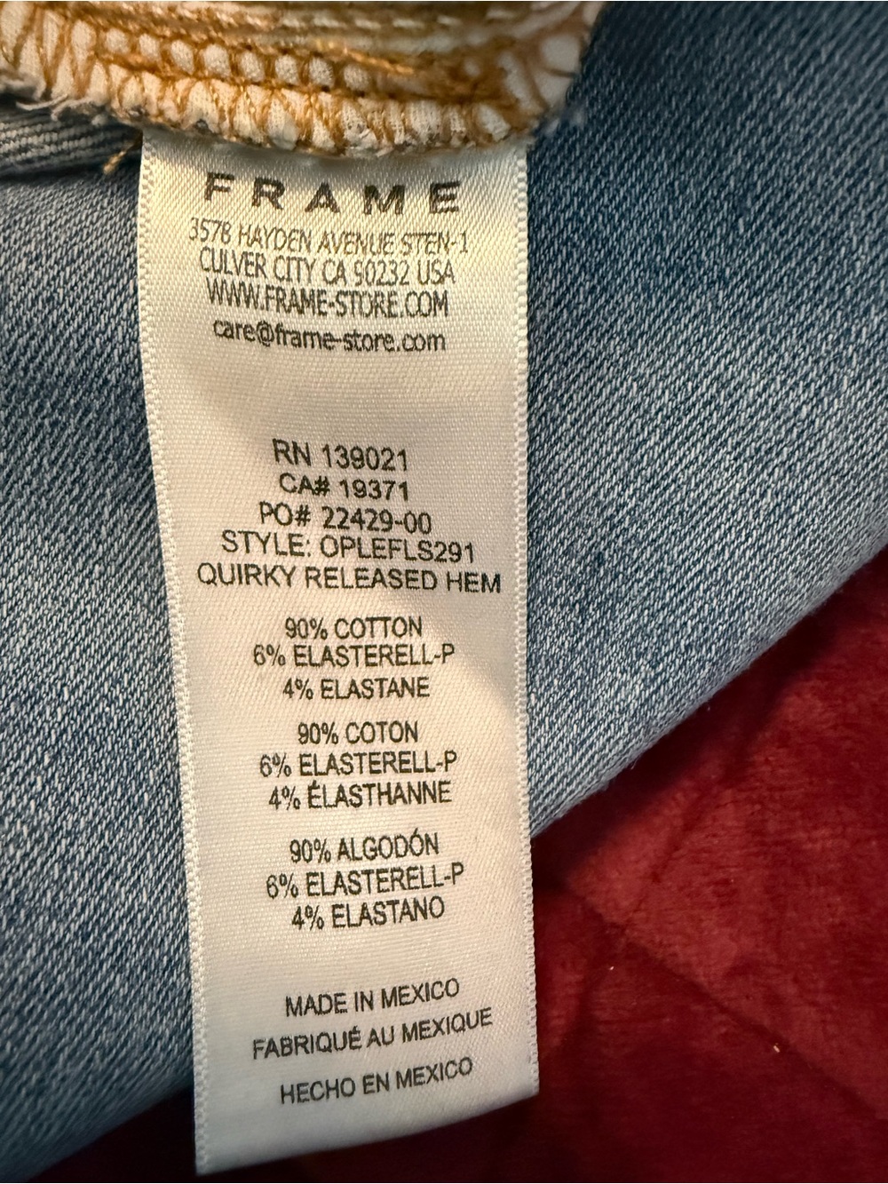 Frame Flare Released Hem Jeans - Picture 8 of 8